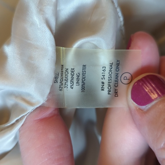 Calvin Klein career sz8 Tan & Black Dress - Picture 5 of 6